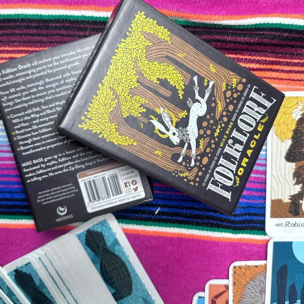 ✨ Folklore Oracle Deck – Illustrated by Mike Bass | 60-Card Set + Guidebook - Picture 13 of 13